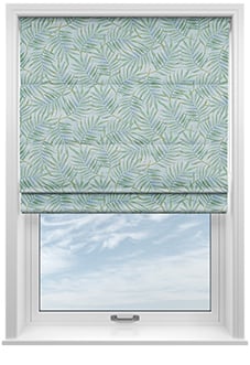 Goa, Celeste Blue - Motorised Roman Blind